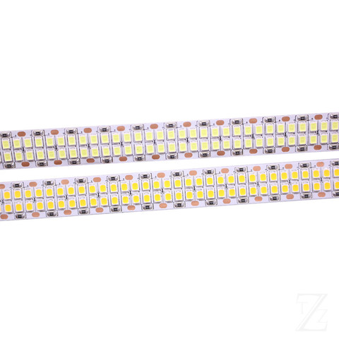 Tira de luces LED de doble fila, 1/2/3/4/5M, 240LED/m, 480leds/M, 12V, 24V, 2835, IP20, blanco cálido, 1200led/5m, 2400LED/5m ► Foto 1/6