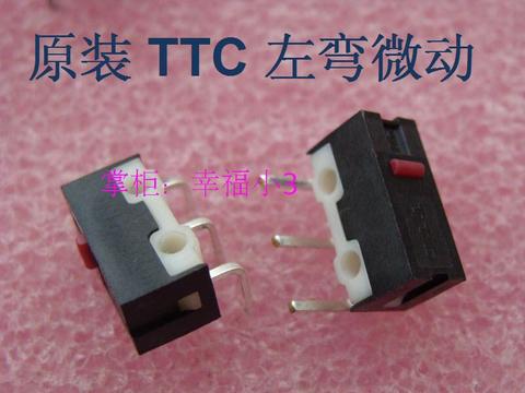 10 unids/lote TTC original curva pie ratón botones laterales ratón micro interruptor ► Foto 1/1