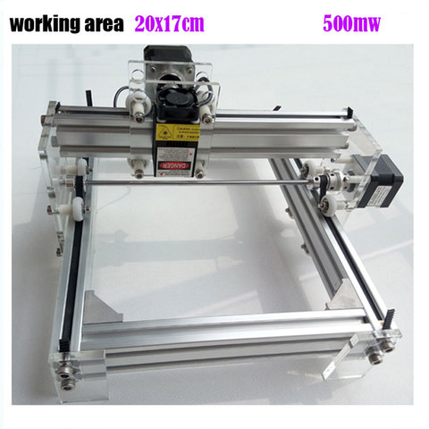 GRBL 500mW kit DIY de escritorio azul púrpura máquina de grabado láser imagen CNC impresora, área de trabajo 20cm x 17cm ► Foto 1/1