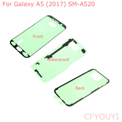 Cubierta trasera de batería para Samsung Galaxy A5 (2017) SM-A520F A520, sellada, impermeable, marco frontal, pegatina adhesiva ► Foto 1/4