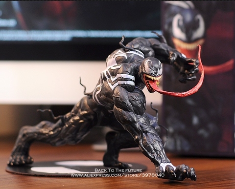 Figuras de acción de Disney Los vengadores de Marvel Venom, Spiderman, 18cm, modelo de postura, colección de decoración de Anime, modelo de juguete para niños ► Foto 1/5