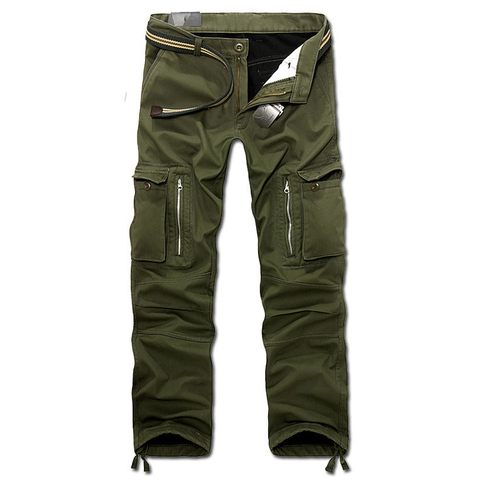 Pantalones de invierno holgados para hombre, 3 colores, 28-40, sin cinturón, AXP112, novedad de 2022 ► Foto 1/6