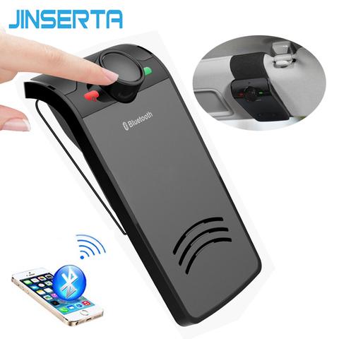JINSERTA-Kit de manos libres con Bluetooth para coche, altavoz inalámbrico con visera, manos libres, modo de espera Dual, reproductor de música para teléfono ► Foto 1/6