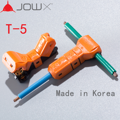 JOWX T-5 10 Uds. Para 1 Way 12 1111awg 4sqmm T-rama Cable sin pelar conector de Cable tipo T empalme rápido terminales de engarzado ► Foto 1/6
