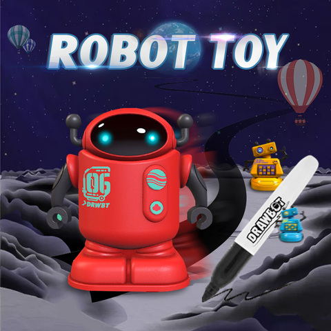 Nueva novedad juguetes HeLICMax dibujar línea Robot Drawbot Robot línea de seguimiento Gibbi planeta programación acompañar juguetes para niños de regalo ► Foto 1/6