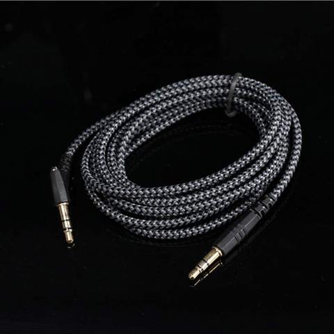 Nuevo Cable de Audio Jack de 3,5mm 3,5mm macho a macho de 3,5mm Cable Aux para V-MODA iPhone xiaomi coche altavoz de Cable auxiliar ► Foto 1/6