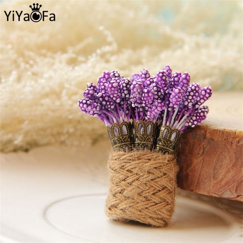 YiYaoFa, broche Victoriano de lavanda, joyería gótica Vintage hecha a mano, accesorios para mujeres, regalo, ramillete bonito YBR-37 ► Foto 1/6