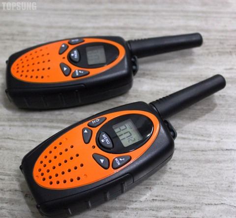 De largo alcance de radio UHF cb 1 Watt radio walkie talkie T-628 transceptor para aficionados PMR446 FRS interphone woki toki negro/orange ► Foto 1/6
