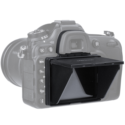 Protector de pantalla LCD Pop-sol sombra lcd Hood escudo para Nikon D4 D4S D5 D500 D600 D610 D750 D800 D850 D7100 D7200 D7500 ► Foto 1/6