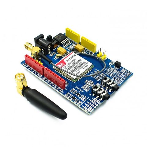 Placa de desarrollo de escudo SIM900 GPRS GSM, kit de módulo de cuatro bandas para Arduino ► Foto 1/3