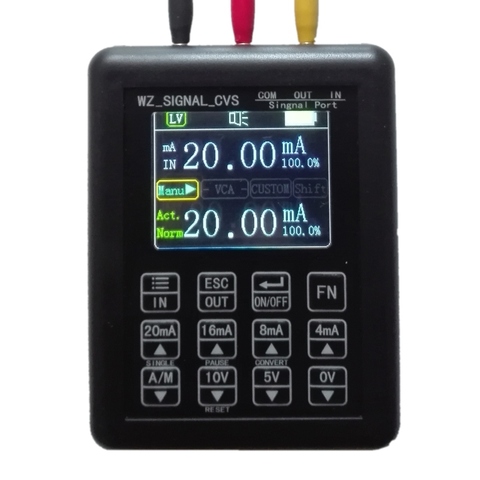 Simulador analógico de voltaje de corriente ajustable, generador de señal de alta precisión de 0-10V 4-20mA, calibrador transmisor de fuentes ► Foto 1/5