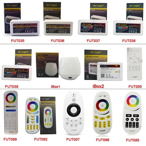 Miboxer2.4G RF inalámbrico remoto color único temperatura RGB RGBW RGB + CCT controlador de tira led WiFi iBox luz inteligente FUT039 ► Foto 1/6