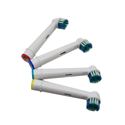 4 piezas cepillo de dientes eléctrico cabeza Oral-B cepillo de dientes eléctrico de cabezas de cepillo para los dientes limpios. ► Foto 1/6