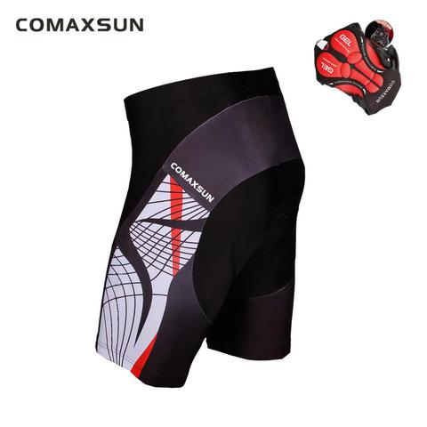 COMAXSUN hombres ciclismo Shorts 3D acolchado bici/bicicleta deportes al aire libre S-3XL 10 estilo ► Foto 1/6