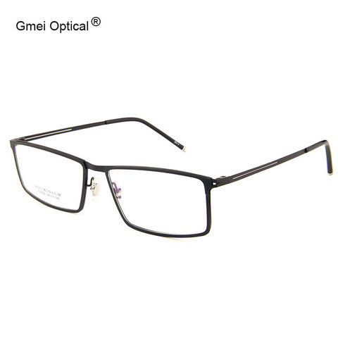 Gmei-gafas ópticas con marco de llanta completa para hombre y mujer, lentes de Metal LF2022 ► Foto 1/6