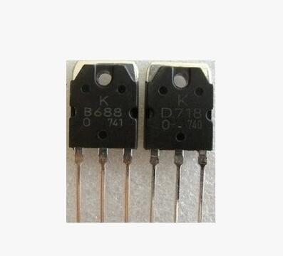 Transistor 2SD718 2SB688, 2 x D718 + 2 x B688, la mejor calidad, 2 pares ► Foto 1/1