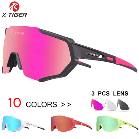 X-TIGER gafas de sol polarizadas para Ciclismo MTB, gafas para Ciclismo, gafas para Ciclismo, gafas para bicicleta de montaña ► Foto 1/6