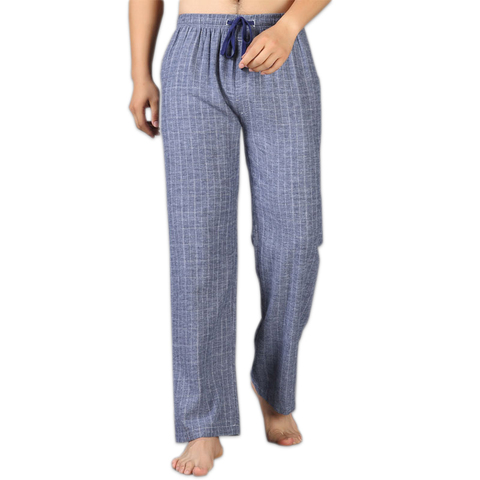 Espesar Plus tamaño de algodón 100% puro pantalones de dormir de mantener caliente simple Otoño e Invierno pijamas casa pantalones para hombre ► Foto 1/6