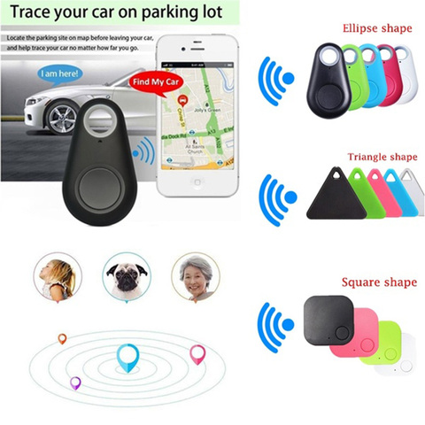 Mini rastreador GPS con Bluetooth 4,0 para perros y mascotas rastreador inteligente de tamaño de bolsillo antipérdida con etiqueta de alarma ► Foto 1/6