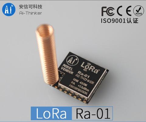 Ra-01 LoRa SX1278 433M propagación inalámbrica espectro Módulo de transmisión más distante 10KM con CE FCC certificaciones ► Foto 1/2
