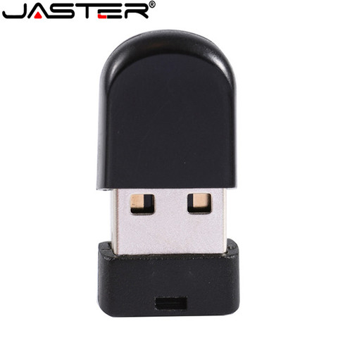USB JASTER 2,08 GB 16GB 32GB Super mini negro Flash Drive Stick Usb Pen drive pequeño disco de U mejor regalo ► Foto 1/6
