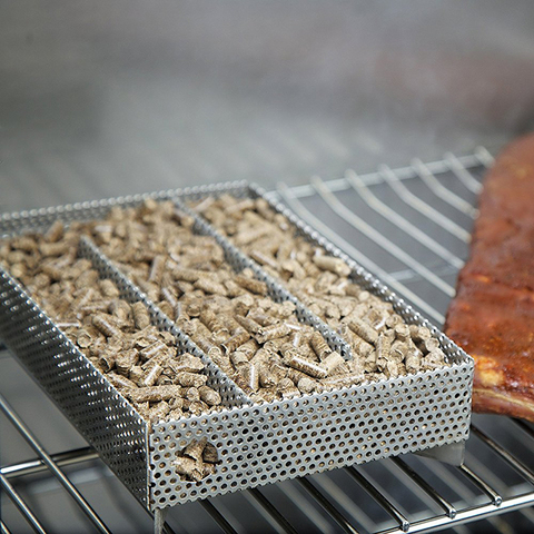 Generador de ahumador frío de acero inoxidable para barbacoa, herramientas de barbacoa de pellets de madera, espesor de parrilla para barbacoa, ahumador de tubo de malla ► Foto 1/1