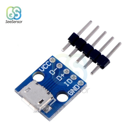 Placa adaptadora de corriente Micro USB, interruptor de arranque, módulo de interfaz de fuente de alimentación para Arduino, 5V, 10 Uds. ► Foto 1/5