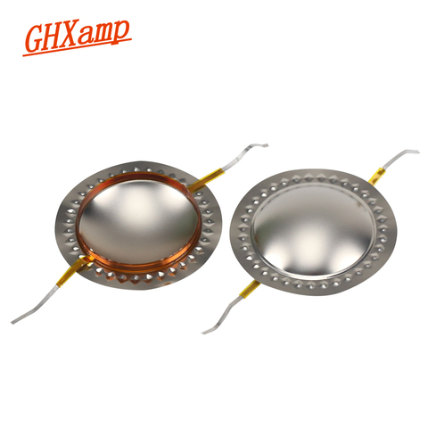 GHXAMP 44,4mm Tweeters Bobina de voz Membrana de diafragma Hore película de titanio 44 (44,5) altavoz de agudos accesorios de reparación 2 uds ► Foto 1/1