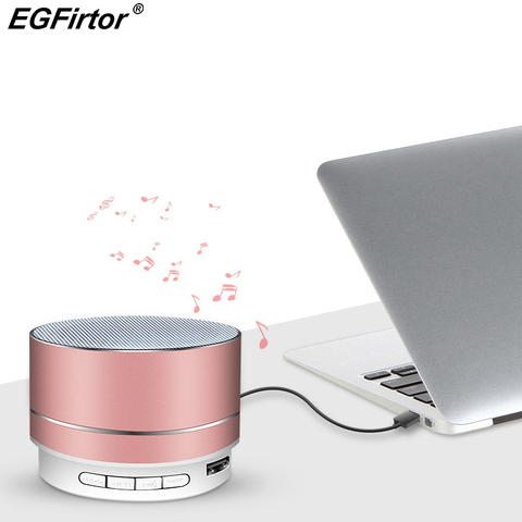 Altavoz portátil recargable Bluetooth Mini altavoz música Audio TF USB AUX estéreo sonido altavoz reproductor de Audio ► Foto 1/6