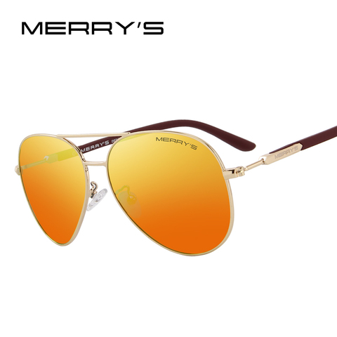 MERRYS-gafas de sol polarizadas clásicas para hombre y mujer, lentes de sol 100% protección UV, S8058 ► Foto 1/6