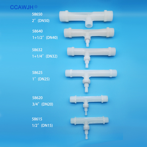 PVDF-eyector Venturi de 1/2 