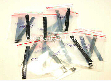 SMD Kit de surtido de transistores, 15 valores * 10 Uds = 150 uds, S9012 S9014 S8050 BAV99 MMBT3906 2N7000 BAT54S BAV70 TL431 MMBT4403 ► Foto 1/1