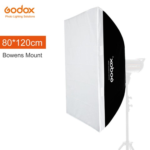 Godox-difusor de Soft Box reflectiva para fotografía con Flash estroboscópico para estudio, 80x120cm, 31,5 