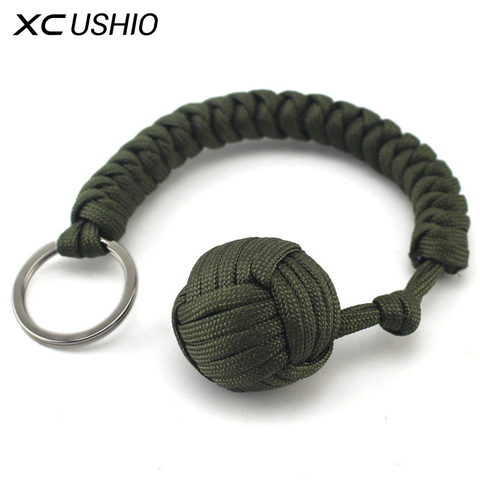 Pulsera militar de supervivencia de autorescate cuerda de Paracord DE EMERGENCIA cuerda de emergencia para paracaídas llavero Camping senderismo Kit de herramientas ► Foto 1/5