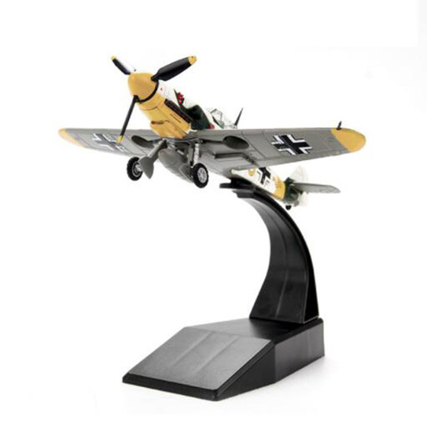 Avión de la II Guerra Mundial a escala 1/72 para niños, modelo de avión de combate a chorro de BF-109 clásica de la supremacía del aire, juguete militar ► Foto 1/6