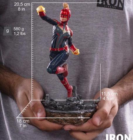 Los vengadores de Marvel capitán Marvel estatua de PVC figuras en miniatura de juguete ► Foto 1/6