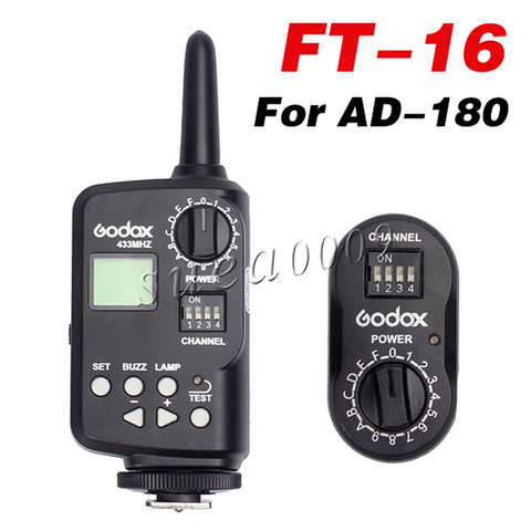 Godox-controlador de potencia inalámbrico FT-16 FT16, disparador para Flash AD-180, 16 canales, envío gratis ► Foto 1/6