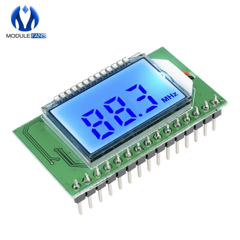 Módulo transmisor/receptor de Radio FM Digital, tablero estéreo de micrófono, reducción de ruido, Kit Diy, PLL LCD, 87-108MHZ ► Foto 1/6