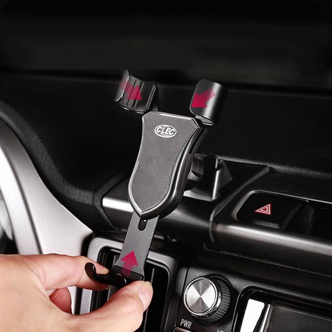 Para Toyota RAV4 2014, 2015, 2016, 2017, 2022, soporte para móvil de coche montaje de ventilación de aire soporte GPS soporte rotativo de 360 grados de apoyo ► Foto 1/6