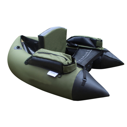 Profesional inflable pesca catamarán PVC bote de goma para pesca Kayak 1 persona Silla de pesca inflable solo bote de remo ► Foto 1/6