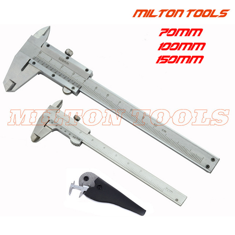 Mini calibrador Vernier de acero endurecido, herramientas de medición de calibre de 70mm, 100mm, 150mm ► Foto 1/6