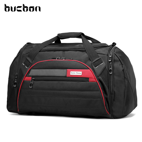 Bucbon 45l grande bolsa de deporte multifunción hombres mujeres Fitness gimnasio bolsa impermeable viajes al aire libre deportes bolsos de hombro HAB092 ► Foto 1/6