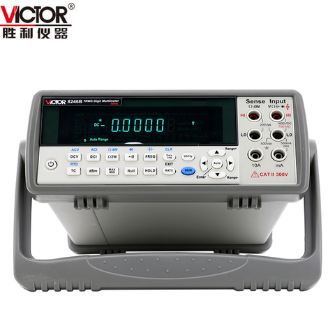 VICTOR-multímetro Digital Tipo Banco, capacitancia 100mf, resistencia 50M ohm, VC8246B ► Foto 1/1