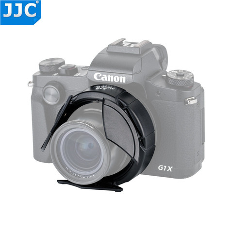 JJC-Tapa de lente de apertura automática y cierre, Protector de lente para Canon PowerShot G1X Mark III G1X M3, cámara Digital, tapa de lente automática ► Foto 1/6