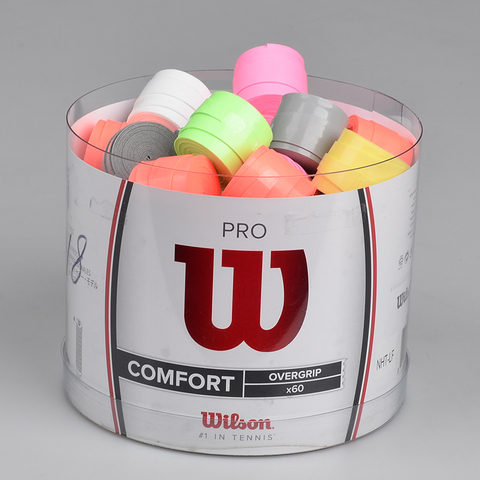 10 unids/lote raqueta de Tenis wilson sobregrip antideslizante sudor absorbe suave de grifos Tenis raqueta amortiguador seco/vibración de mal gusto puños ► Foto 1/4