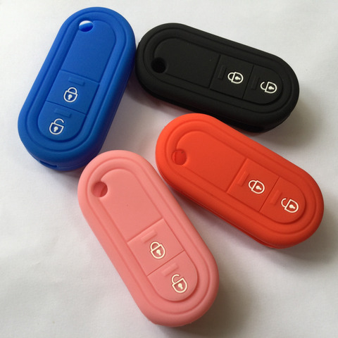 Cubierta de diseño para mando a distancia de coche, funda de goma de silicona con logotipo, 3 colores, para MG3, dos botones, sin llave ► Foto 1/4