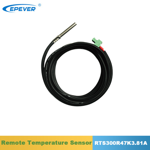 EPever remoto Sensor de temperatura RTS300R47K3.81A para EPever EPsolar rastreador un rastreador BN TRIRON XTRA ViewStar-es controlador Solar ► Foto 1/2