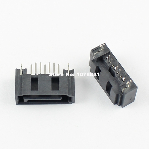 Uds por lote Sata tipo 7 Pin recto DIP conector macho para HDD disco duro ► Foto 1/5