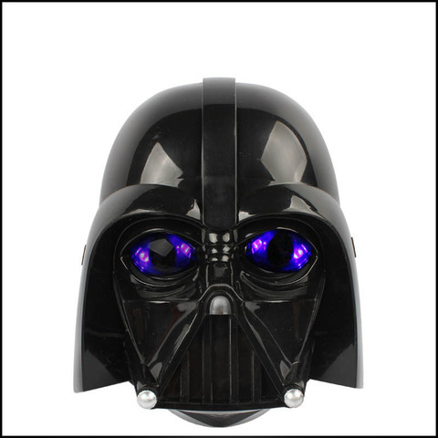 Gran oferta máscara de Star Wars Luz LED casco Halloween y Navidad PV Darth Vader máscara imperio clon soldados máscara luminosa ► Foto 1/6