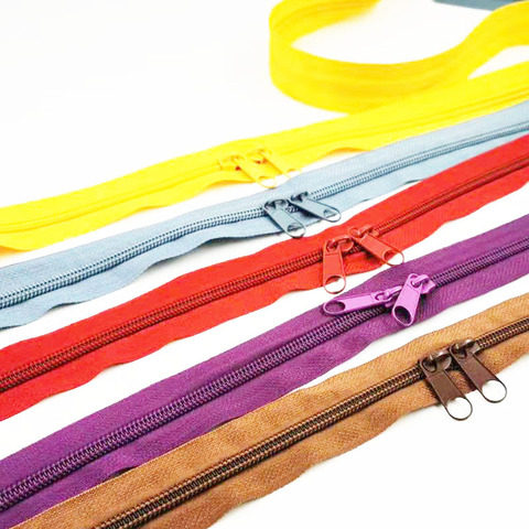 Cremalleras de bobina de nailon para bolsos de costura, accesorios para ropa de zapatos, disponible en 24 colores, 5 metros, n. ° 5 ► Foto 1/4